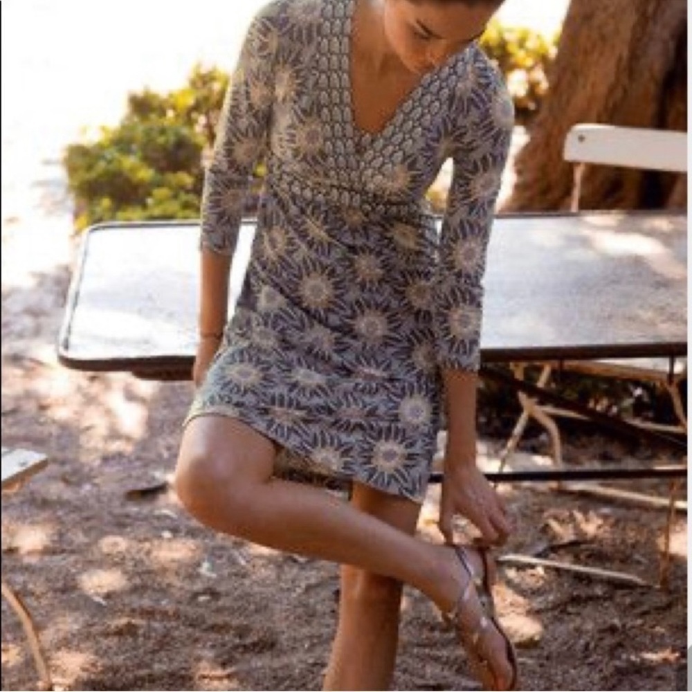 BODEN Printed Mini Bodycon Dress